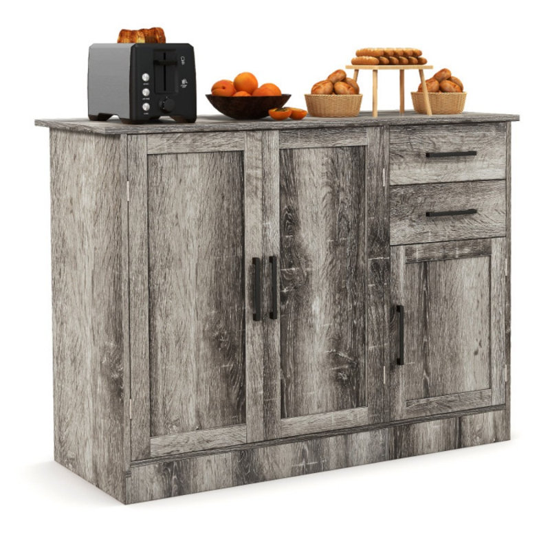 Buffet Buffet avec 2 portes et 2 tiroirs