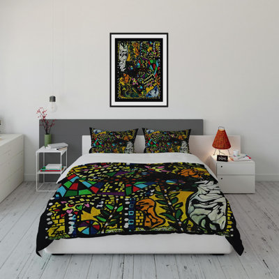 Looking At My Mind Duvet Cover Set By Lazaro Meza