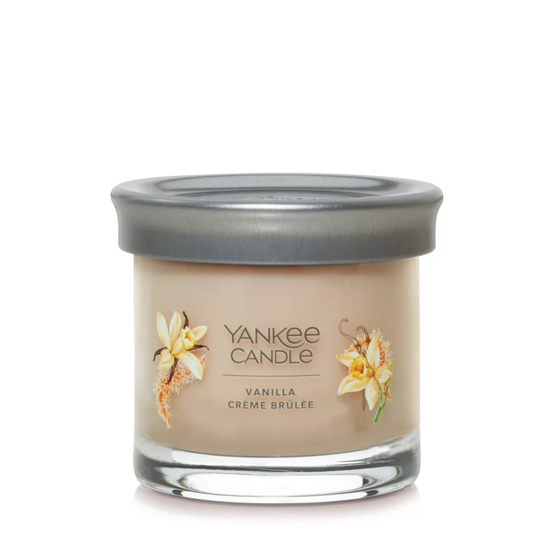Signature Vanilla Crème Brulée Scented Candle, 4 oz Small Tumbler
