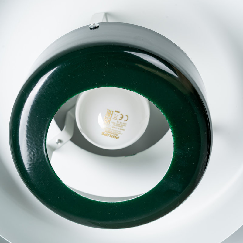 1 - Light Chrome Pendant, Green