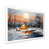 White Single Picture Framed