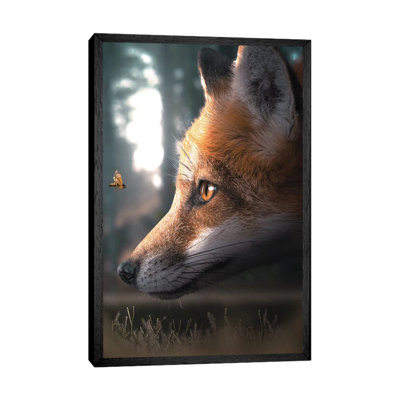 The Fox and the Wasp 1 Piece Wall Art on Canvas