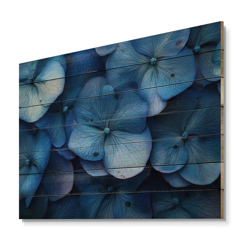 Blue Ocean Petals, H 34 po x l 44 po x P 0,78 po