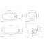 Wave 57.62'' L Soaking Bathtub