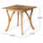 Patio/Outdoor Acacia Wood Square Dining Table-114040435