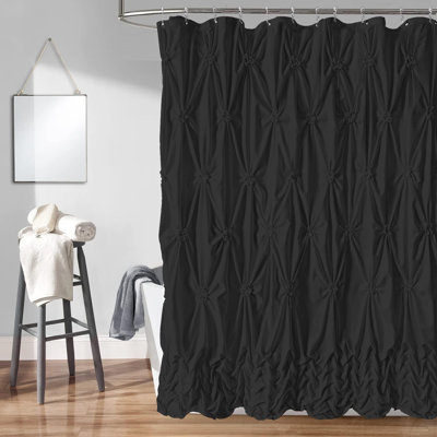 Jermesha Shower Curtain with Hooks Included