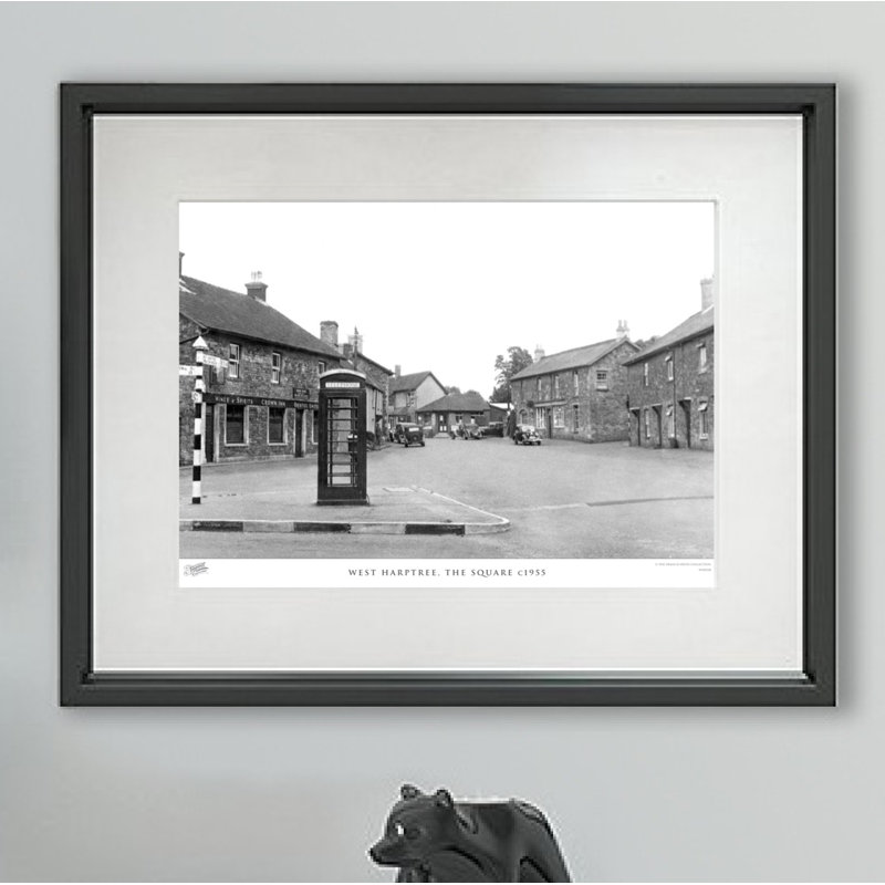 West Harptree, The Square C1955 - Single Picture Frame Print, 28cm H X 36cm W x 2cm D