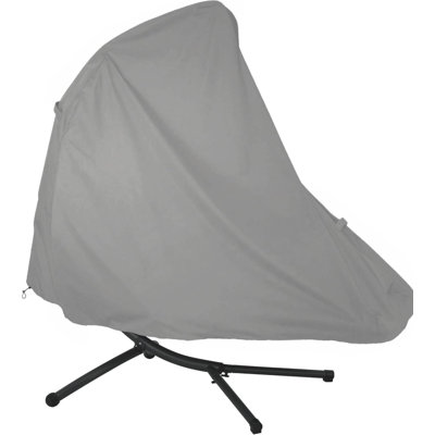 Patio Hanging Chaise Lounge Cover 73 Inch Waterproof 900D Heavy Duty Outdoor Swing Chair Cover for Hammock(Grey)