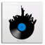 «Nyc Record» par Mark Ashkenazi, art mural en verre acrylique-1847093007