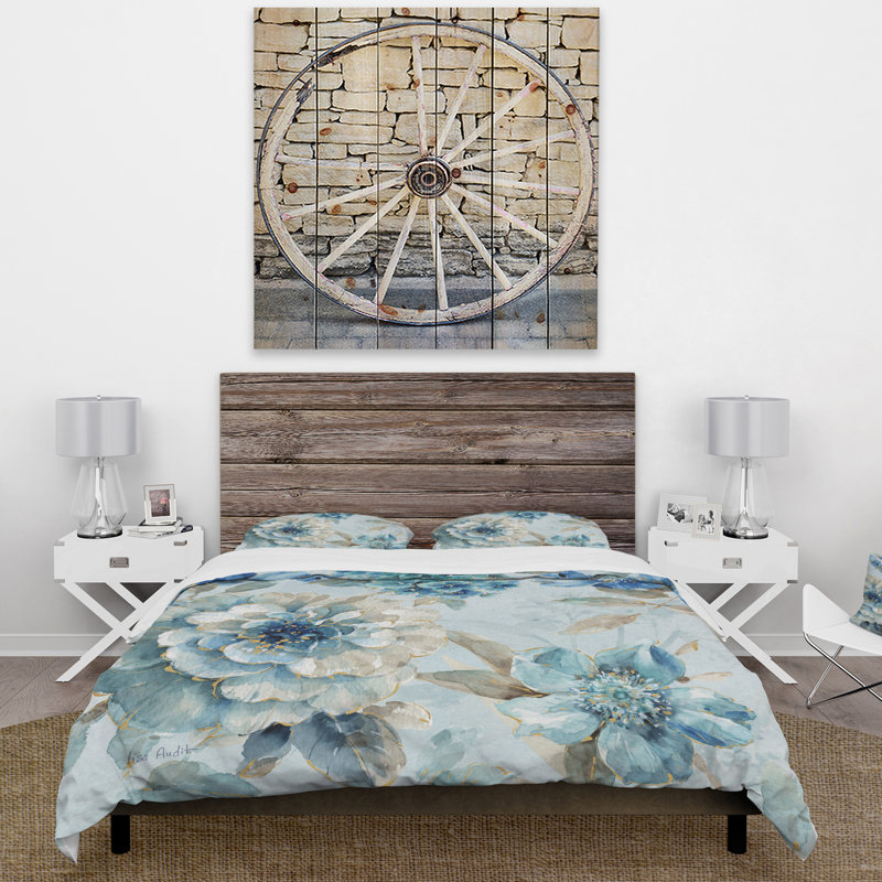Ensemble de housse de couette aquarelle jolie oiseau iv, Housse de couette très grand + 2 taies décoratives