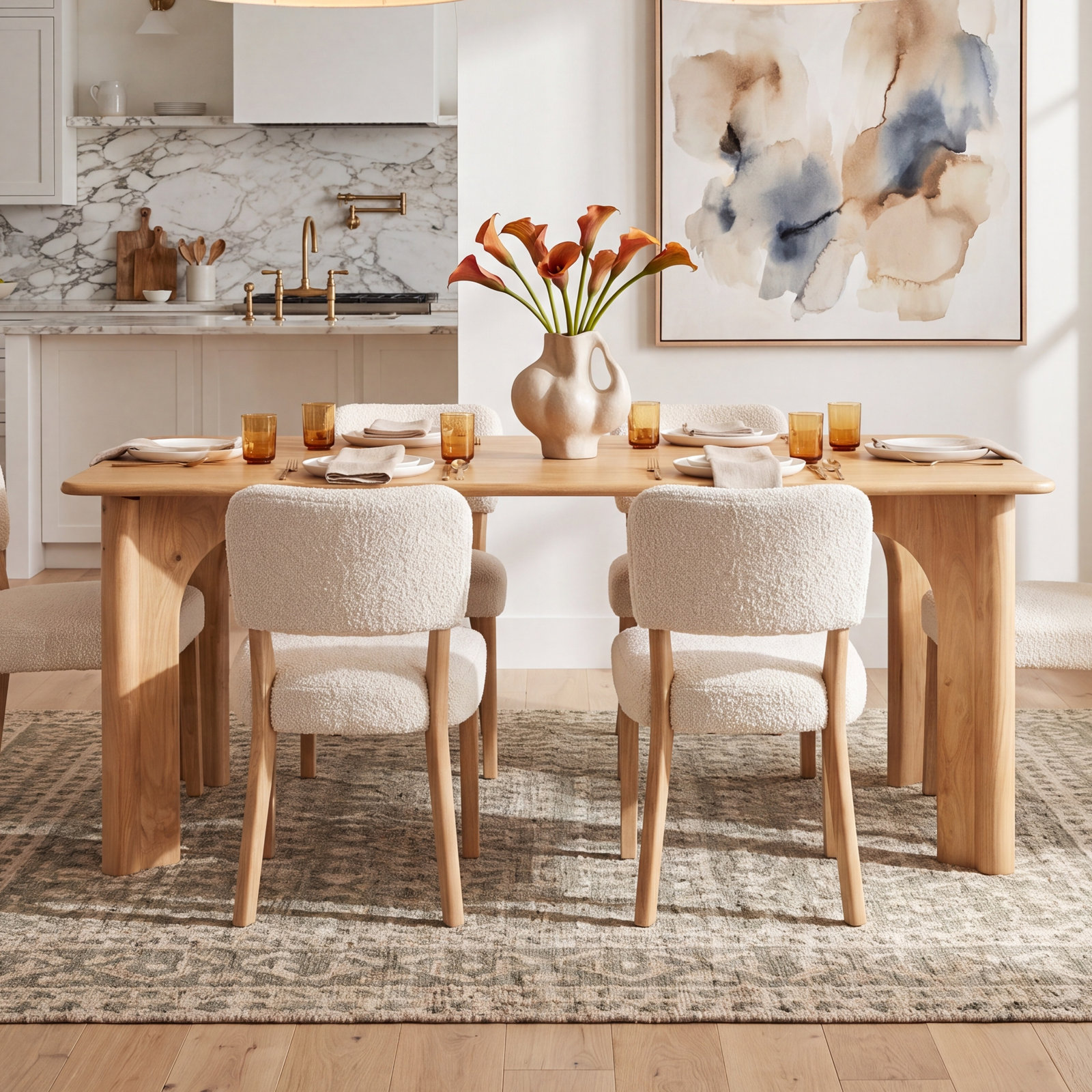 Trina 71" Mango Dining Table