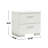 2-Drawer High Gloss Nightstand, Bed Side Table