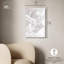 «Thick White Texture II», art mural blanc sur toile -1380698496-1380698505