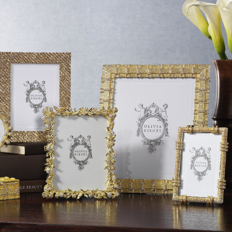 Cassini Metal Picture Frame, Gold, 8" x 10"
