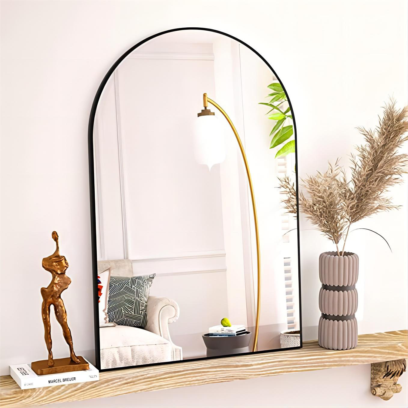 DIY - Do It Yourself New Wall Mirror Stickers, Roses, Made of Acrylic  Material Like Mirror, Modern Design for Home Living Room Bedroom Kitchen  Baby