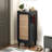Black Solid wood Shoe Storage