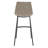 Upholstered Counter Stool with Metal Frame-619517689