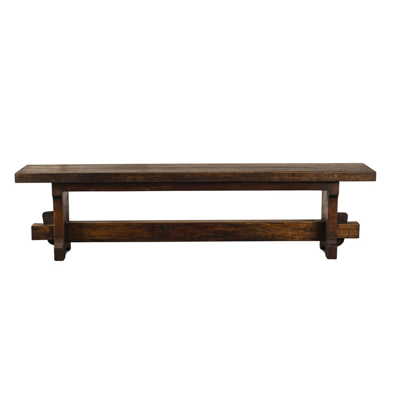 Hand-Made 72" Solid Reclaimed Wood Bench