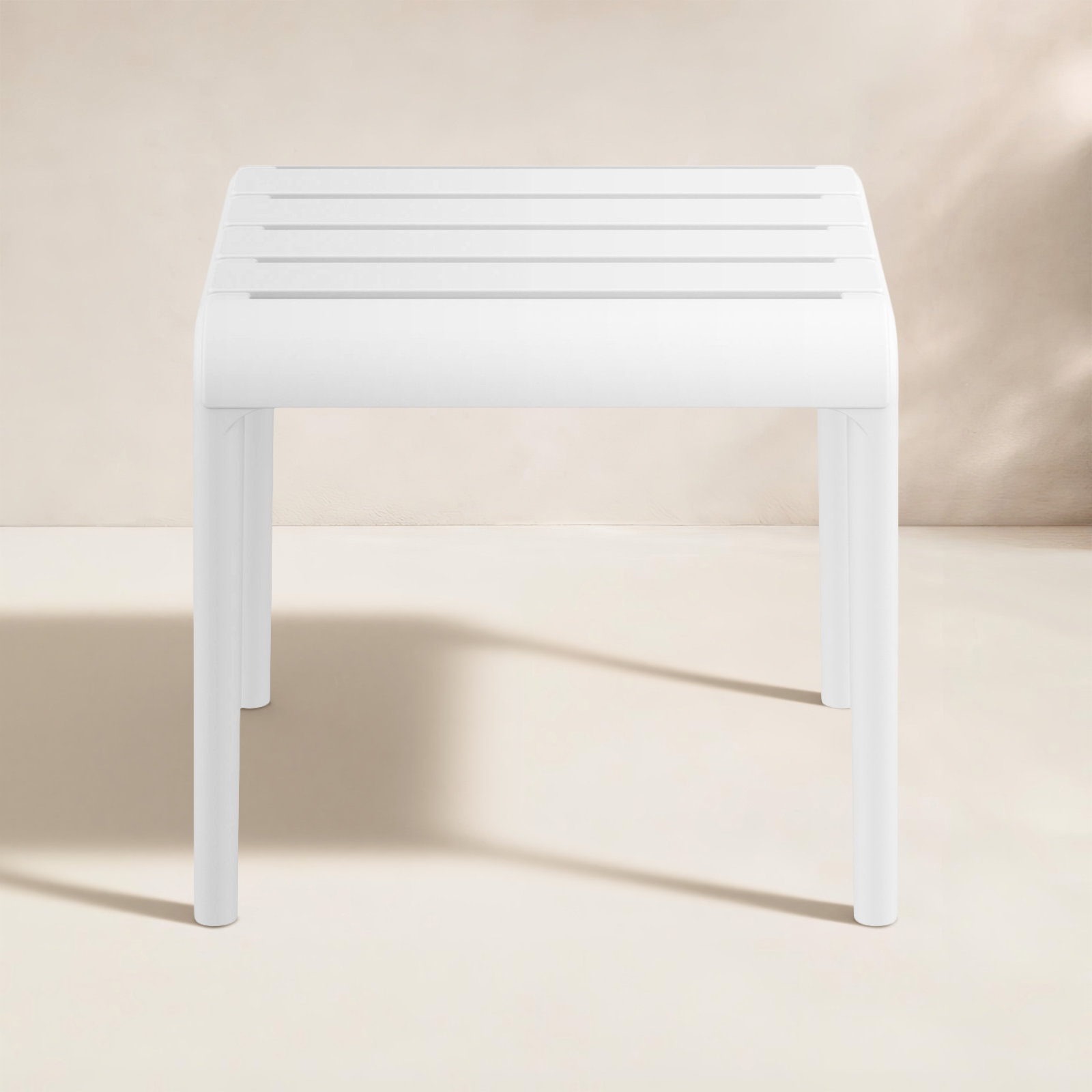 Ruta 16 " Patio Side Table, White