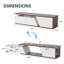 Multi-purpose Smart Extendable Tv Stand With Led Lights-133393878