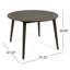 Table d'extérieur 48,61 "en bois, gris, avec des lignes modernes carrées, eau, utilisation