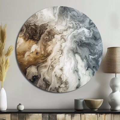 Christianah - Abstract Round Metal Art