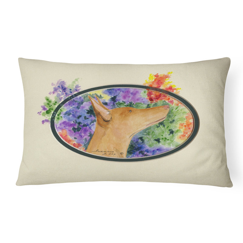 Pharaoh Hound Reversible Throw Pillow