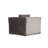 Modern Corner Sofa with Beech Wood Frame, 100% Polyester Fabric, 74.8 x 118.1 x 29.9 inches | Features Soft Grey Foam, Middle Spring Support, 4 Dry-Cleanable Pillows, Black Painted Wooden Legs | Stylish Solid Color Design for Home & Hotel Use-1361511