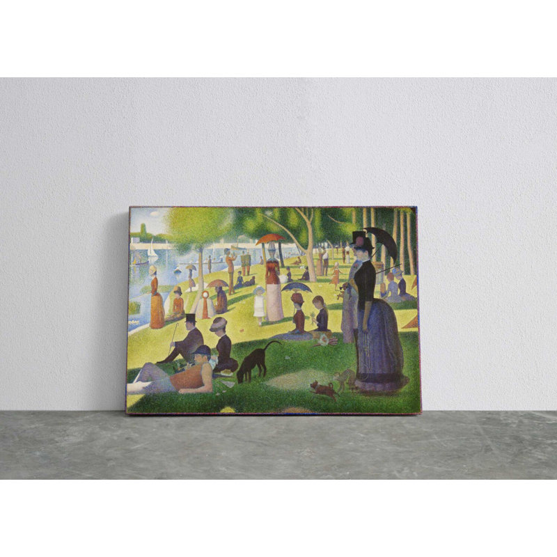 «A Sunday On La Grande Jatte», reproduction sur toile tendue, 30" H x 45" W