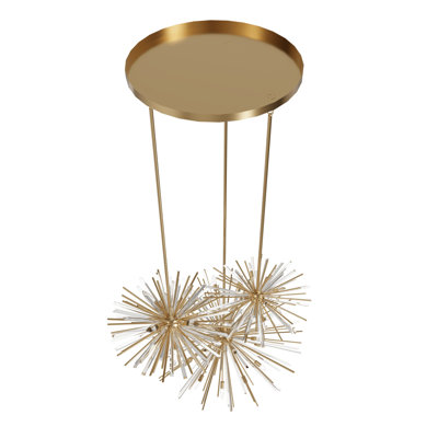 Lustre en métal et cristal Fircrest
