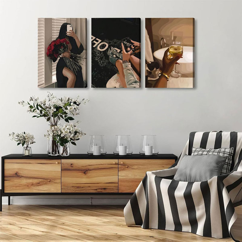 3 Piece Wrapped Canvas Print