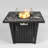 Ibrahimi 32-Inch Square Propane Fire Pit Table