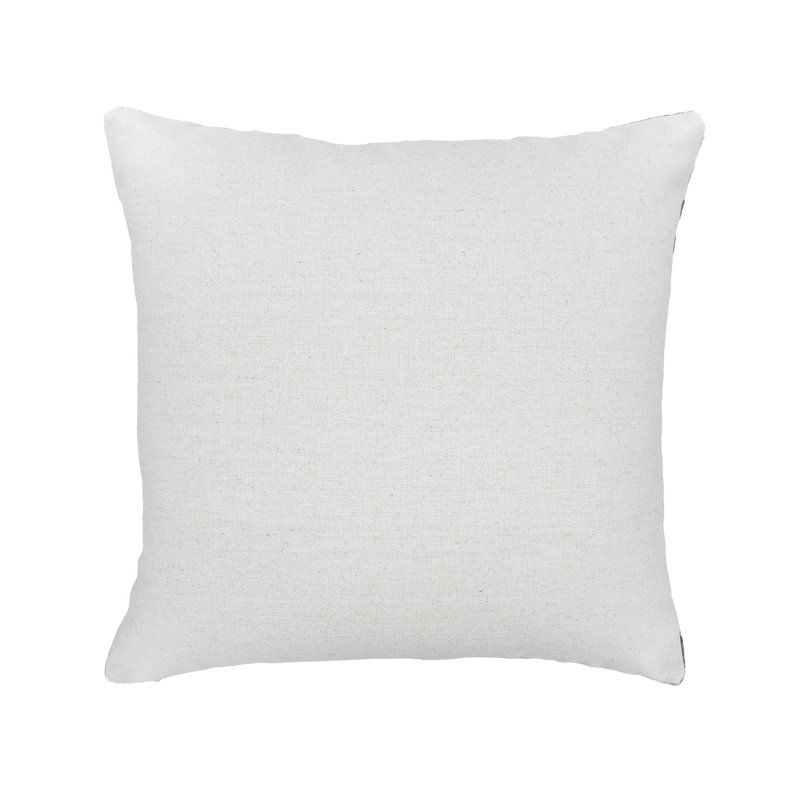 Oreiller en velours de soie Chintamany, 20 po x 20 po