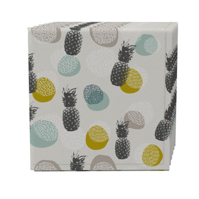 Geometric Cotton Twill Dining Linen Set