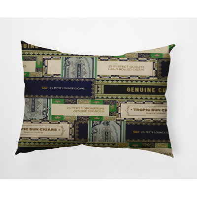 Housse et insert de coussin rectangulaire Cigare