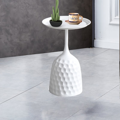 Iron Tray Top End Table