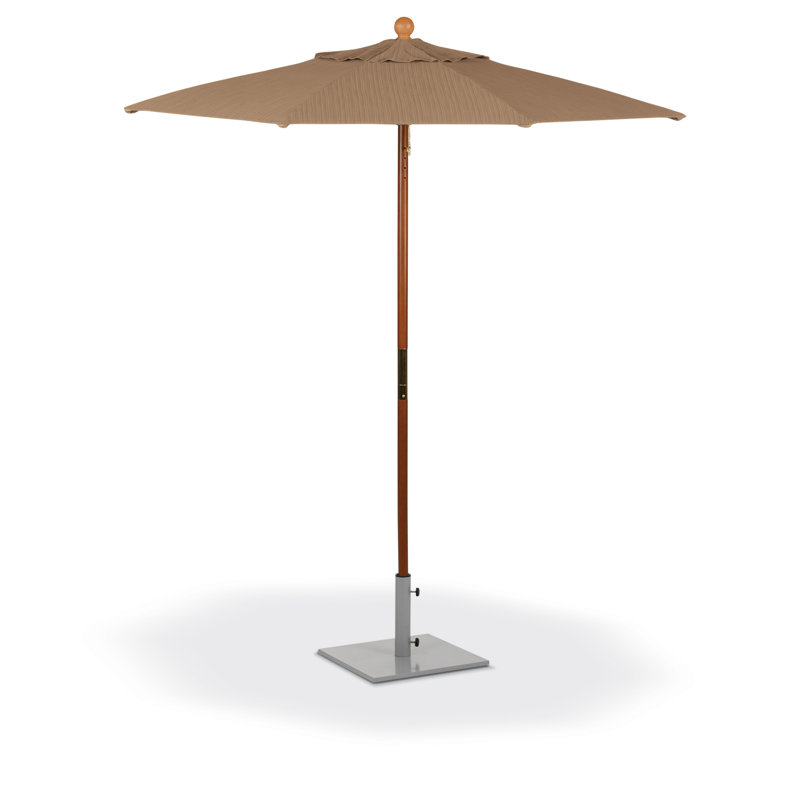 Parasol de marché 6 pi Oxford, Noyer Dupione Sunbrella®