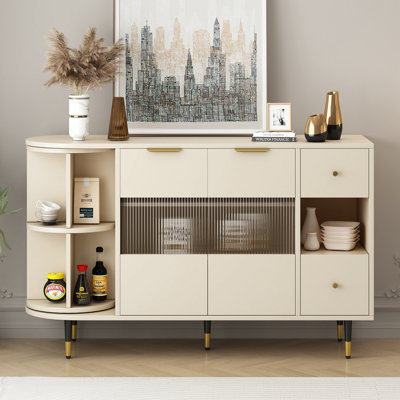 Armoire d'appoint avec tablettes réglables Jonnelle