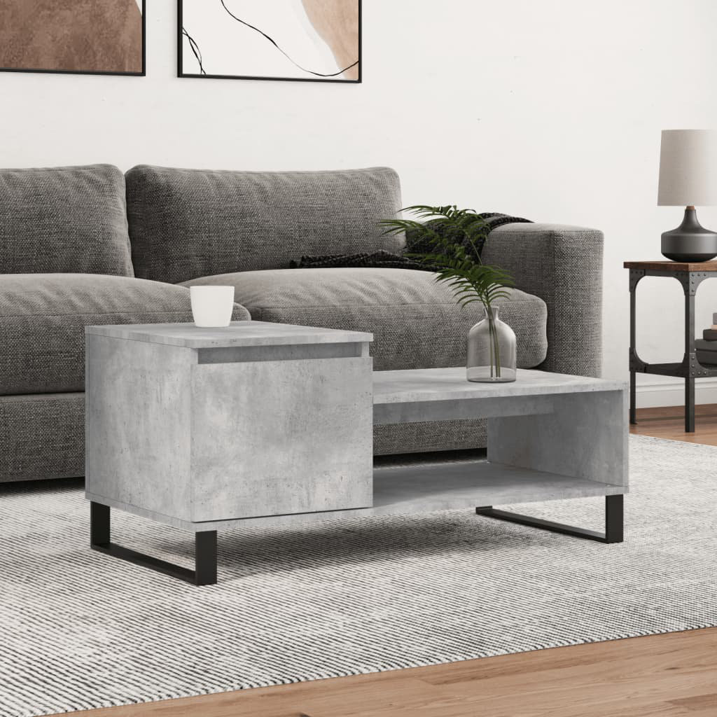 Vidaxl Coffee Table Sonoma Oak 100X50x45 Cm Engineered Wood