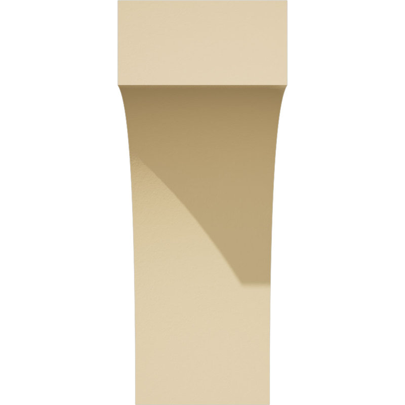 Corbeau en uréthane Huntington Signature, brun clair apprêté, H 16 po x l 6 po x P 12 po