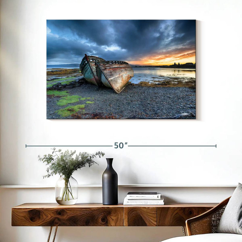 Mehar Isle Of Mull Shipwreck, 26" H x 39" W