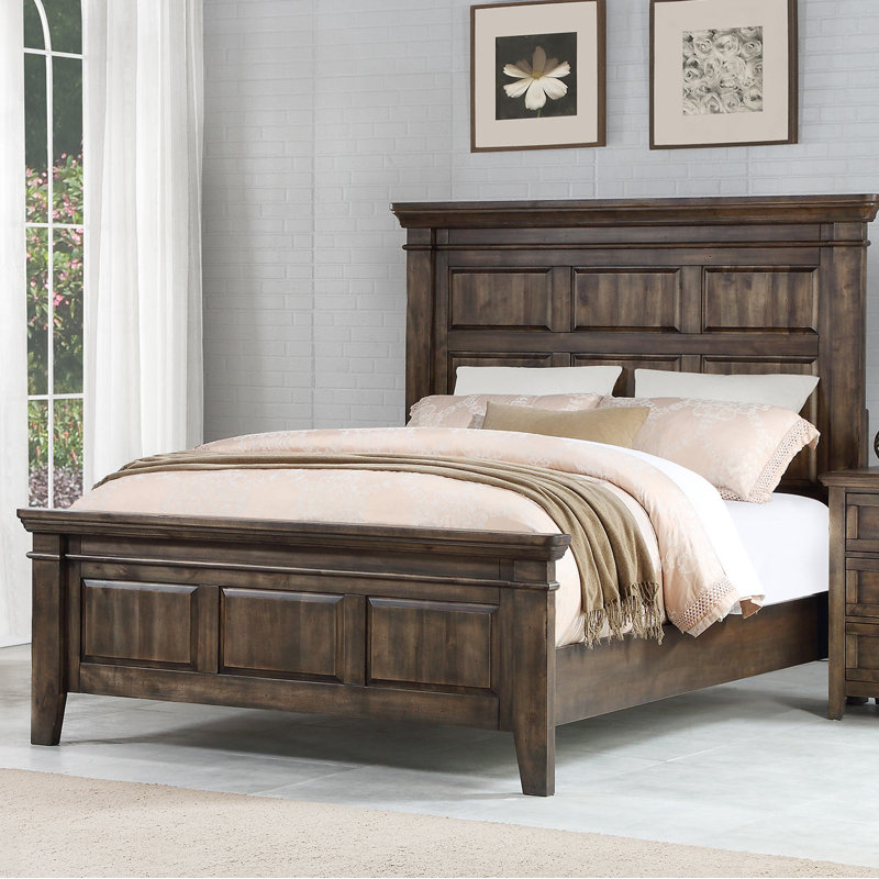 Jayrin Solid Wood Bed, California King