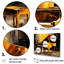«Black and Yellow Piano Jazzed Keys II», reproduction sur toile-97044967-97044969
