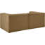 Tissu d'ameublement en velours Paynton 2 pièces Canapé modulaire-702581285