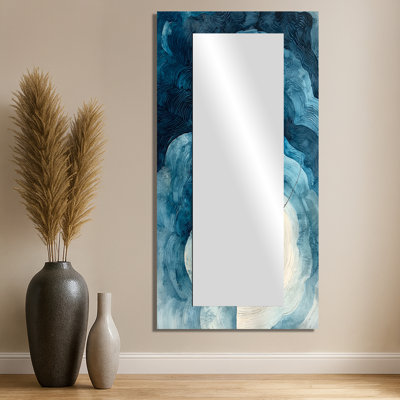 Paysage de glissade en bois de pêche - miroir de pêche en bateau pour décoration murale - imprimé sur métal