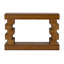 Console empilable en bois moderne avec blocs géométriques pour le vestibule
