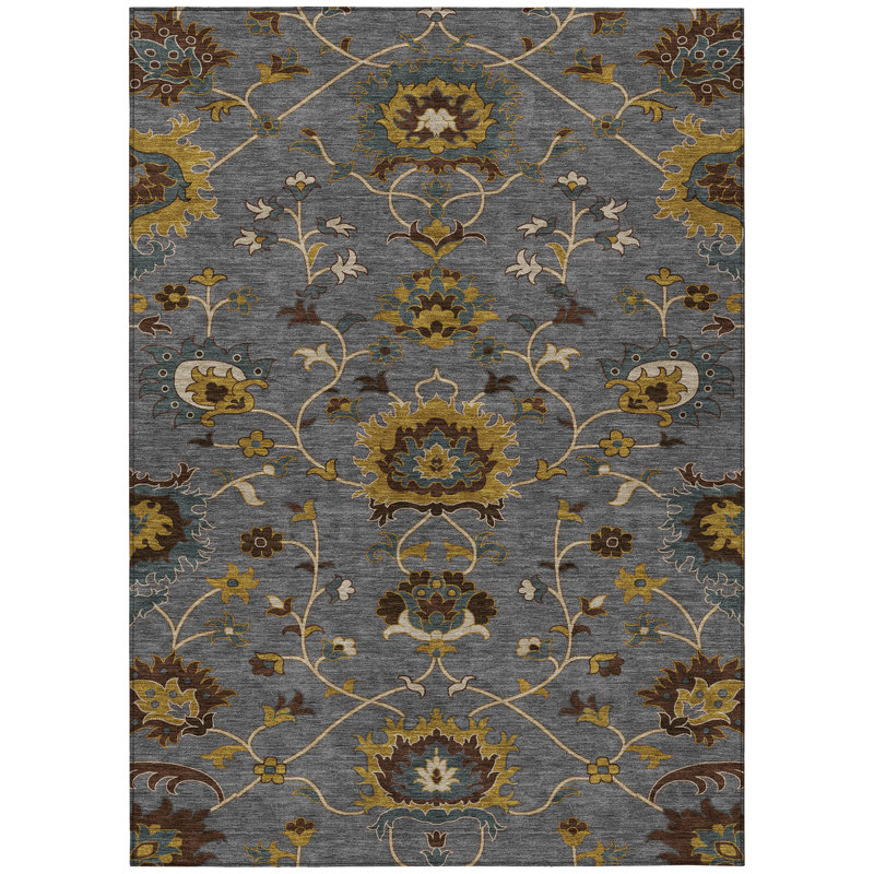 Machine Washable Indoor/Outdoor Chantille ACN2290 Global Rug, Rectangle 8' x 10'