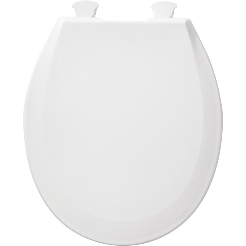 Siège de toilette rond en plastique