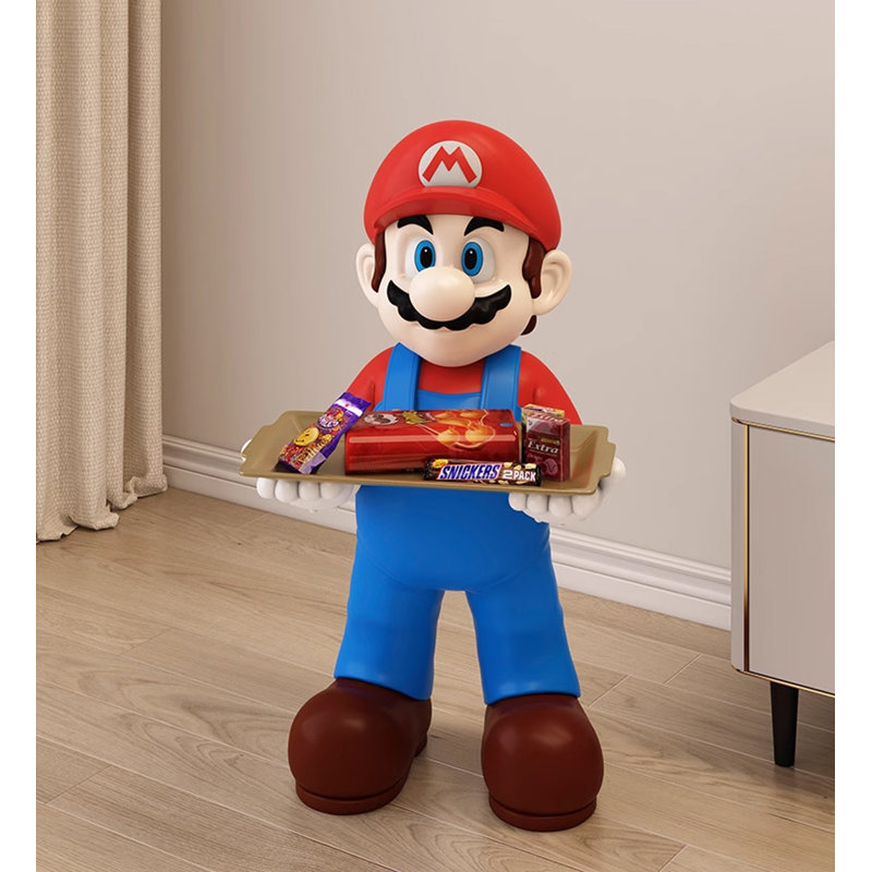 Large-Scale Figure Resin Floor Ornament