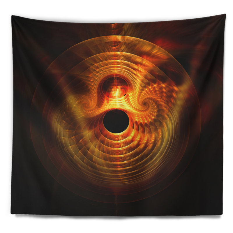 Tapisserie de lumières magiques abstraites et claires, H 32 po x l 39 po